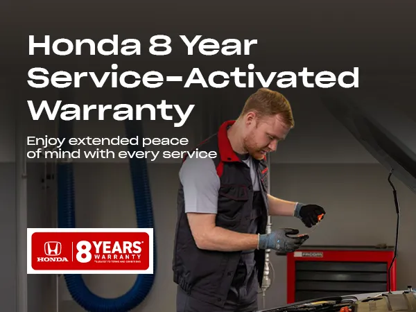 HONDA - 8 Year Warranty