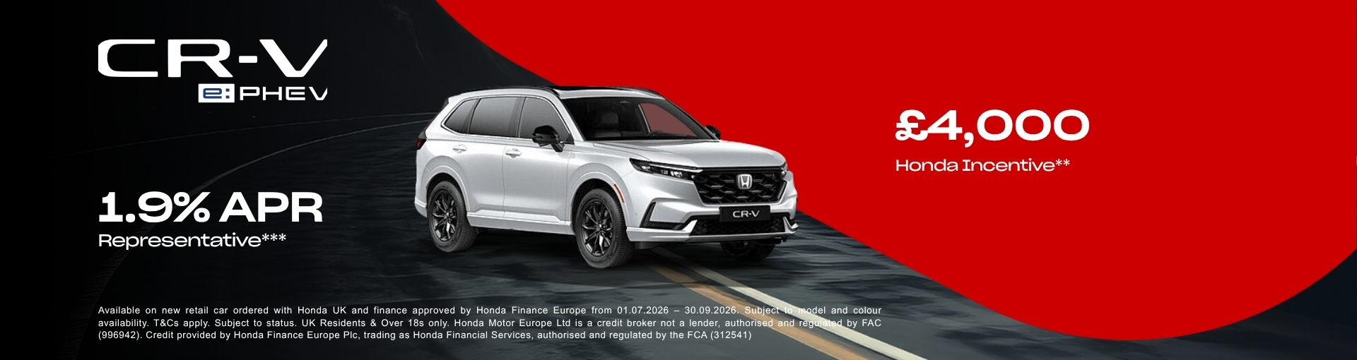 North Wales Honda banner