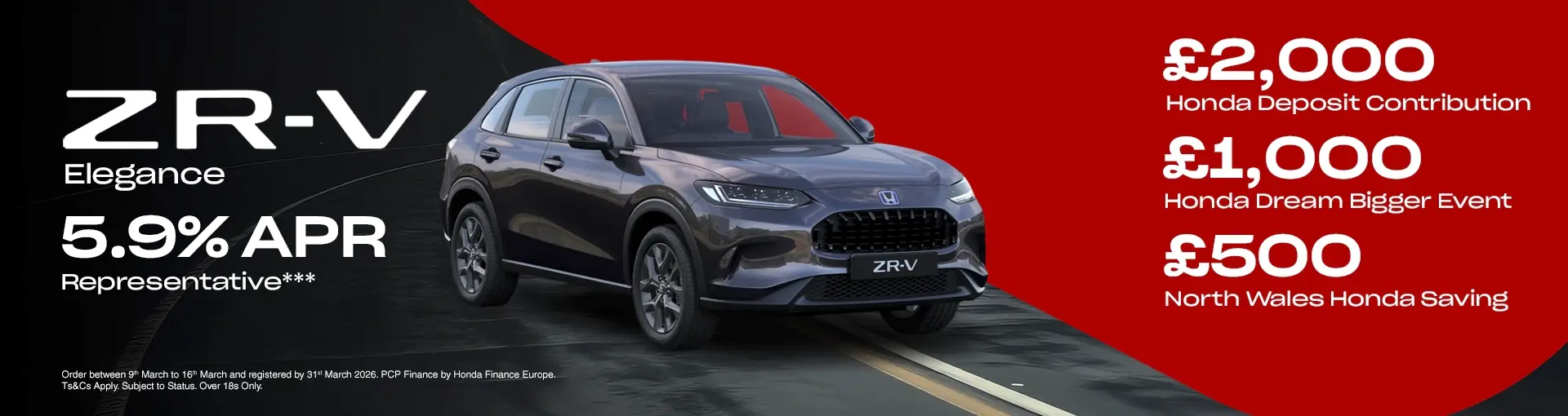 North Wales Honda banner