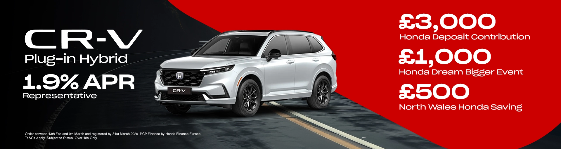 North Wales Honda banner