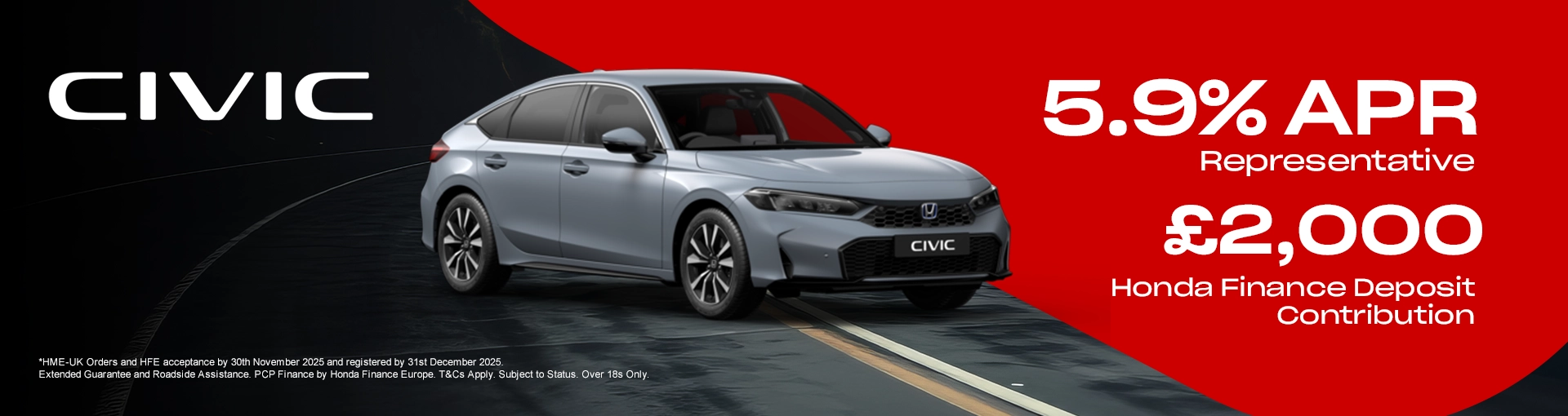 North Wales Honda banner