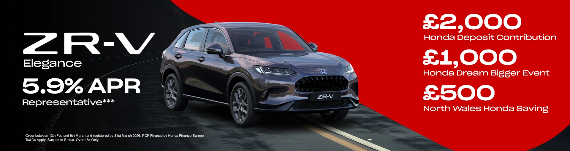 North Wales Honda banner