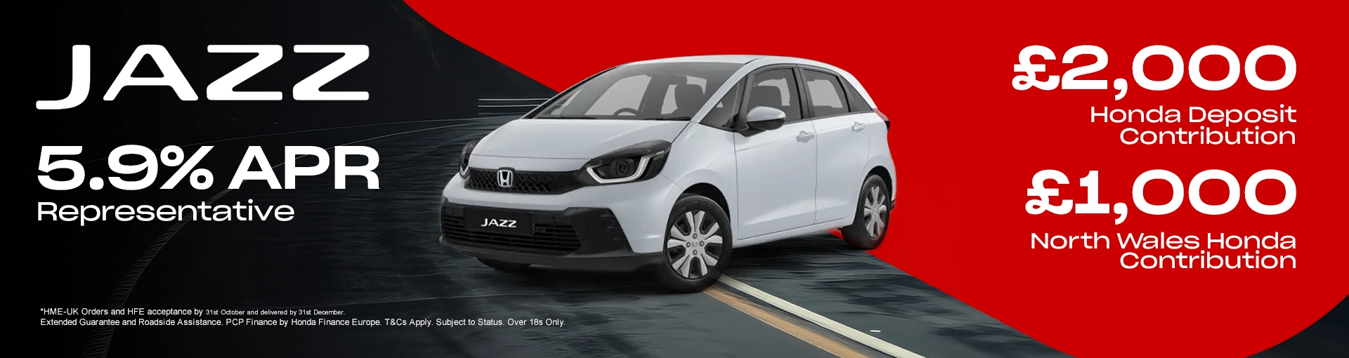 North Wales Honda banner